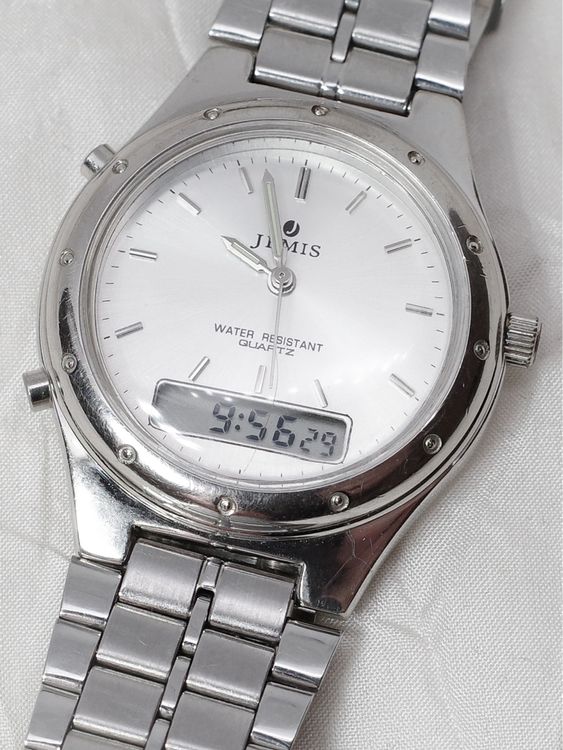 JEMIS ana-digi 35mm Armbanduhr Quartz inkl. Neuer Batterie (Gebraucht ...