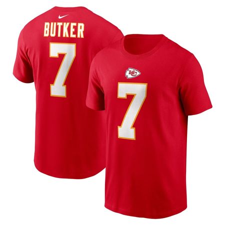 Nike NFL T-Shirt Kansas City Chiefs Butker rot Gr. XL neu