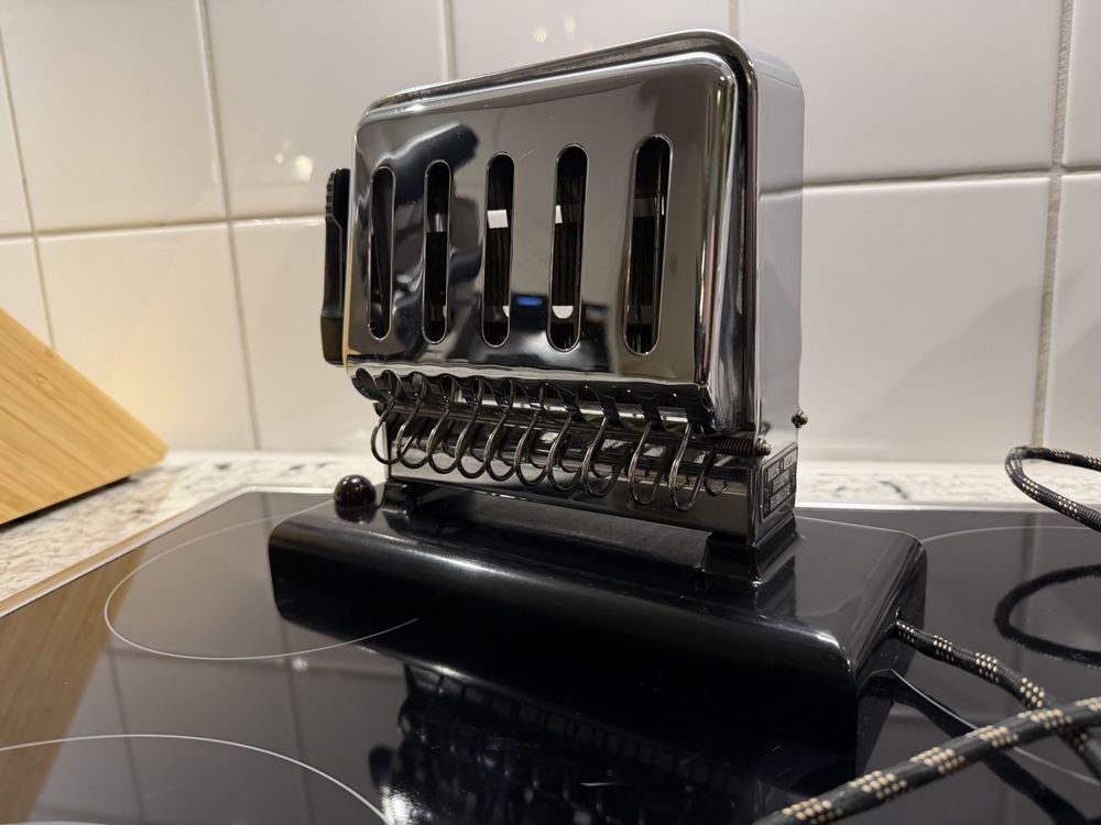 Jura Vintage Toaster Chrom schwarz funktionsfähiger Zustand (Gebraucht ...