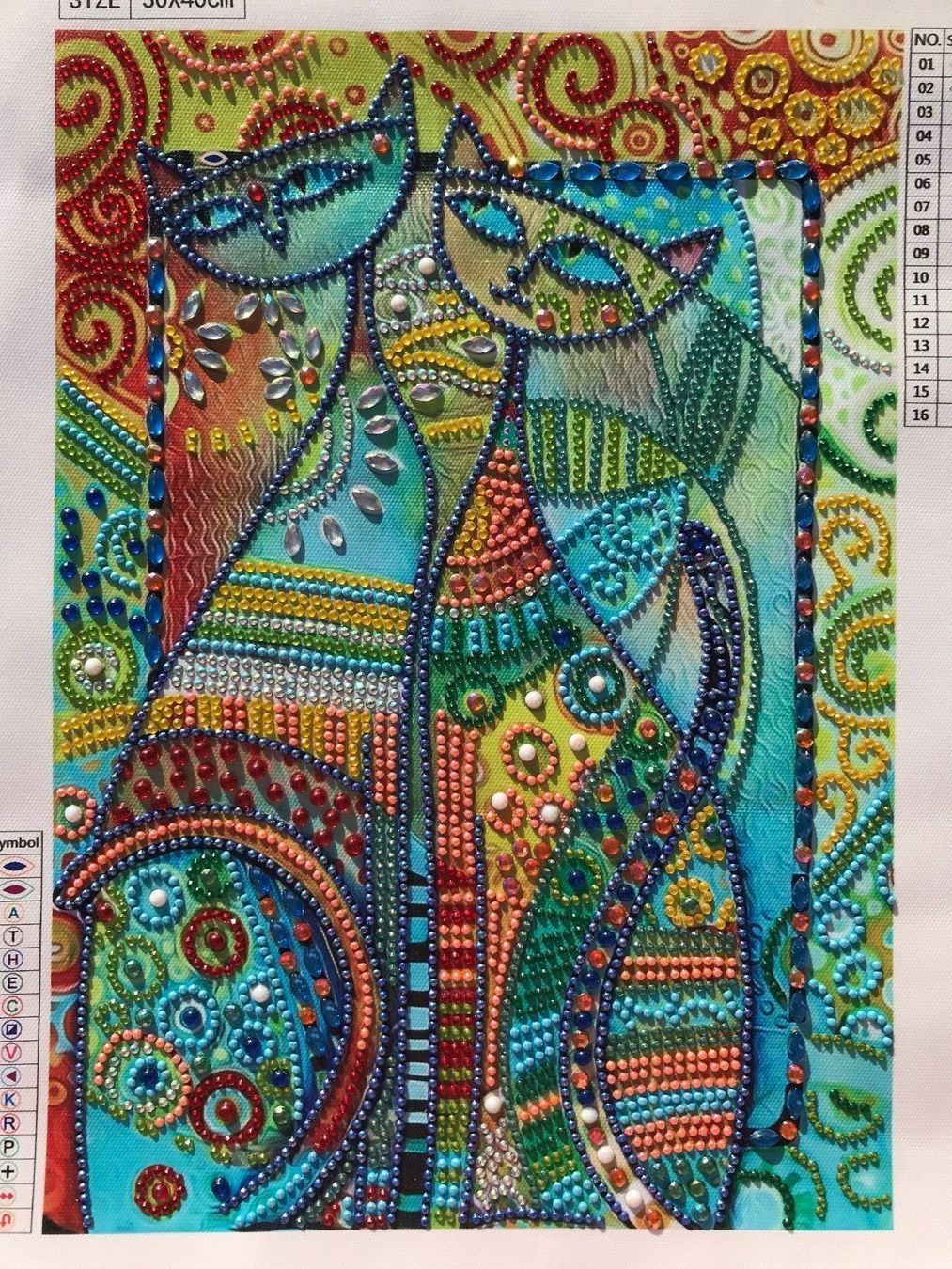 Poster & Bilder: Crystal Art Leinwand "Katzen" (NEU) – Neu (gemäss Beschreibung) aus niederbipp von Esbenz 1