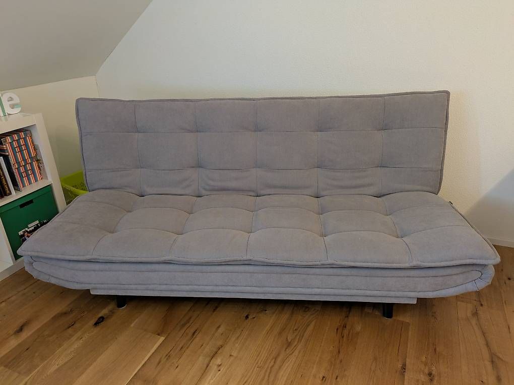 Divani: Schlafsofa, Bettsofa, grau silber – Usato da Mönchaltorf venduto da gumase 3
