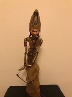 Sehr schöne, alte Wayang Golek Stabpuppe aus Indonesien