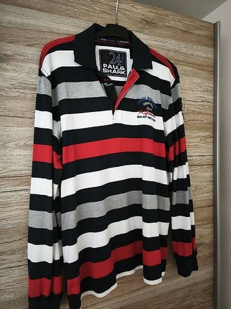 Original Paul & Shark F24 Langarm-Poloshirt  Herren