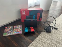 Nintendo Switch inkl. Zwei Games
