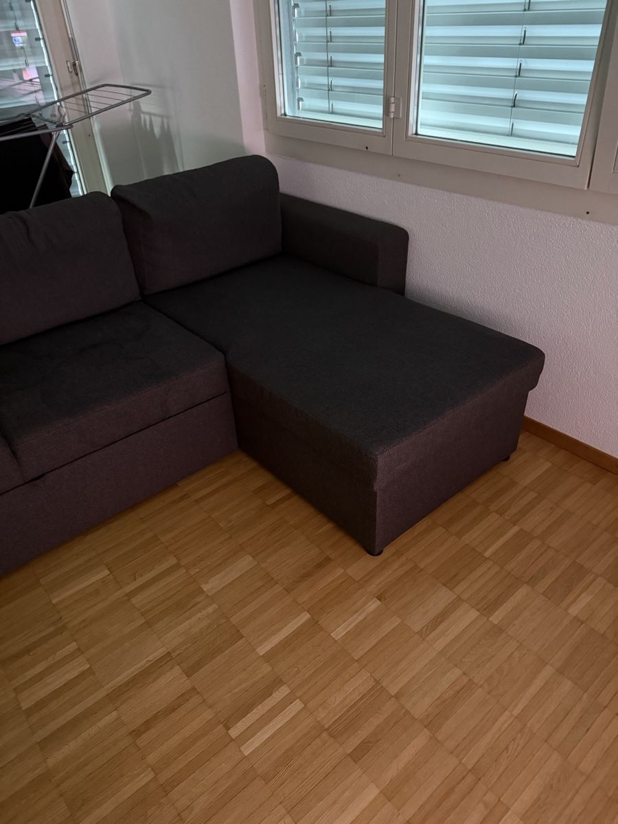 Divani: Ecksofa Stoff grau mit Bettfunktion – Usato da Amsteg venduto da Migi_lm1 2