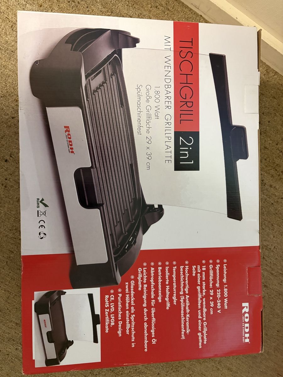Griglie: Tischgrill 2in1 – Nuovo e nell'imballaggio originale da Egg b. Zürich venduto da yuk_mgy2 1