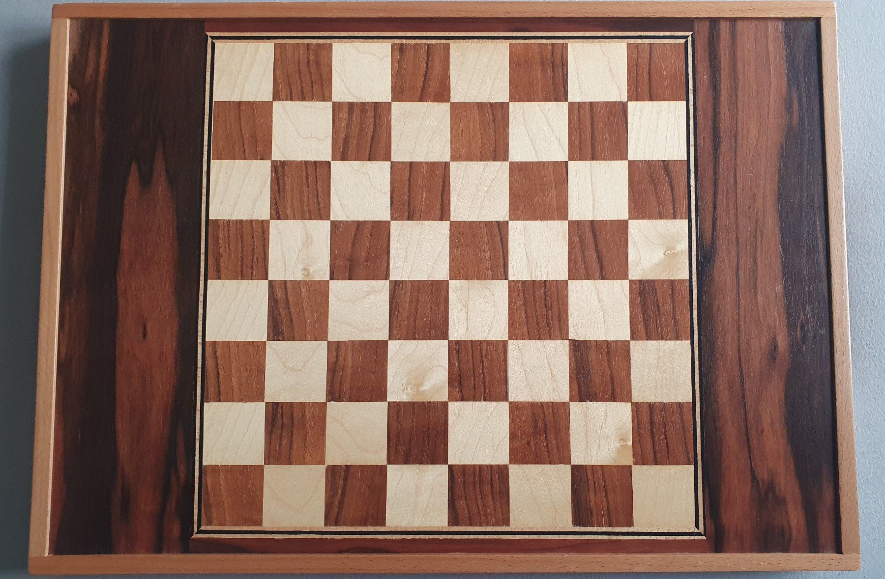 Set di piatti: Serviertablett, Holz, gewachst – Nuovo (secondo la descrizione) da Zürich venduto da Vesco01 2