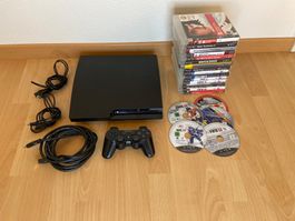 PS3 Konsole mit 20 Spielen