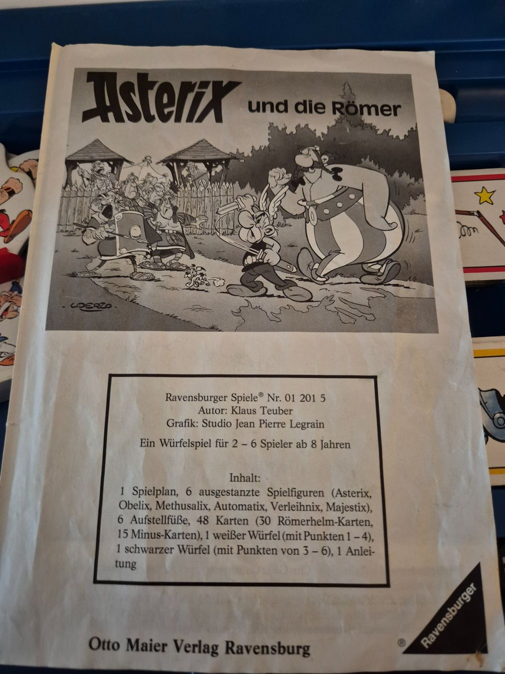 Ravensburger Giochi: Asterix und die Römer Spiel Ravensburger – Usato da Oberdiessbach venduto da Finland1977 5