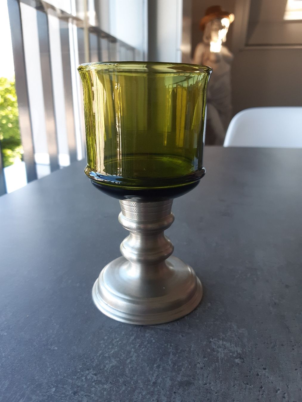 Gläser: 8er set vintage Weingläser mit Zinnfuss – Neu (gemäss Beschreibung) aus Matzingen von mes84 1