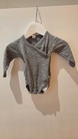 Dilling Baby-Wickelbody Grau Merino-Wolle Seide Gr. 50