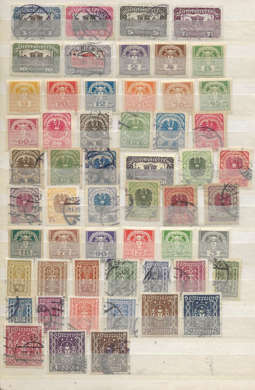 Tutti i francobolli: Autriche lot 1919 ... – Usato da Sion venduto da PierreP01