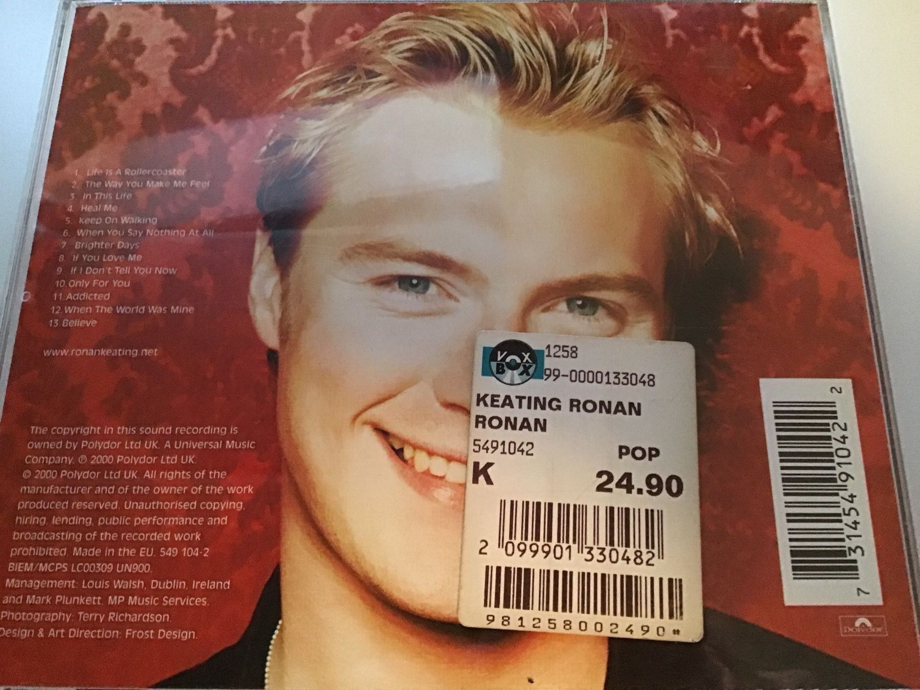 CDs: ronan keating   🥒 – Gebraucht aus Thierachern von sweden08 1