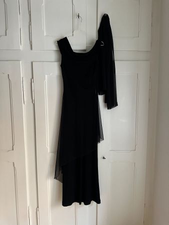 FASHION NEW YORK Paris - Jumpsuit schwarz m. Chiffon XS