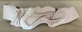 Taillengurt, Echt Leder, Farbe Pastell Rosa, 73-83 cm