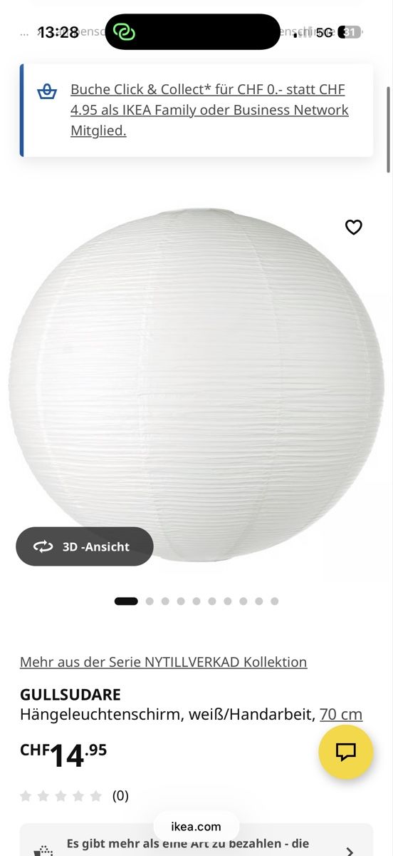 Ikea Lampade: IKEA Lampe GULLSUDARE neu  – Nuovo (secondo la descrizione) da Zürich venduto da mar_dns8