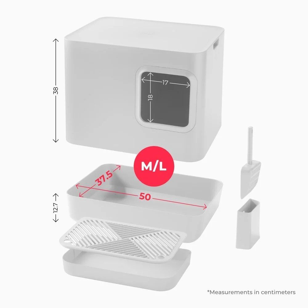 WC: Katzenkloo Hoopo Dome Plus - Cat Litter Box – Nuovo (secondo la descrizione) da Altendorf venduto da Gulumup 1