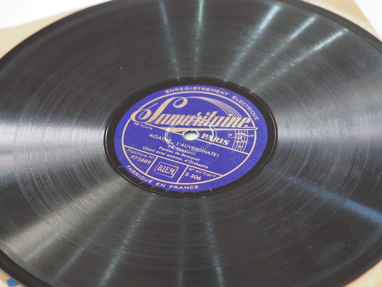 Dischi in vinile: DISQUES 78 TOURS – Usato da Lausanne venduto da Leag 2