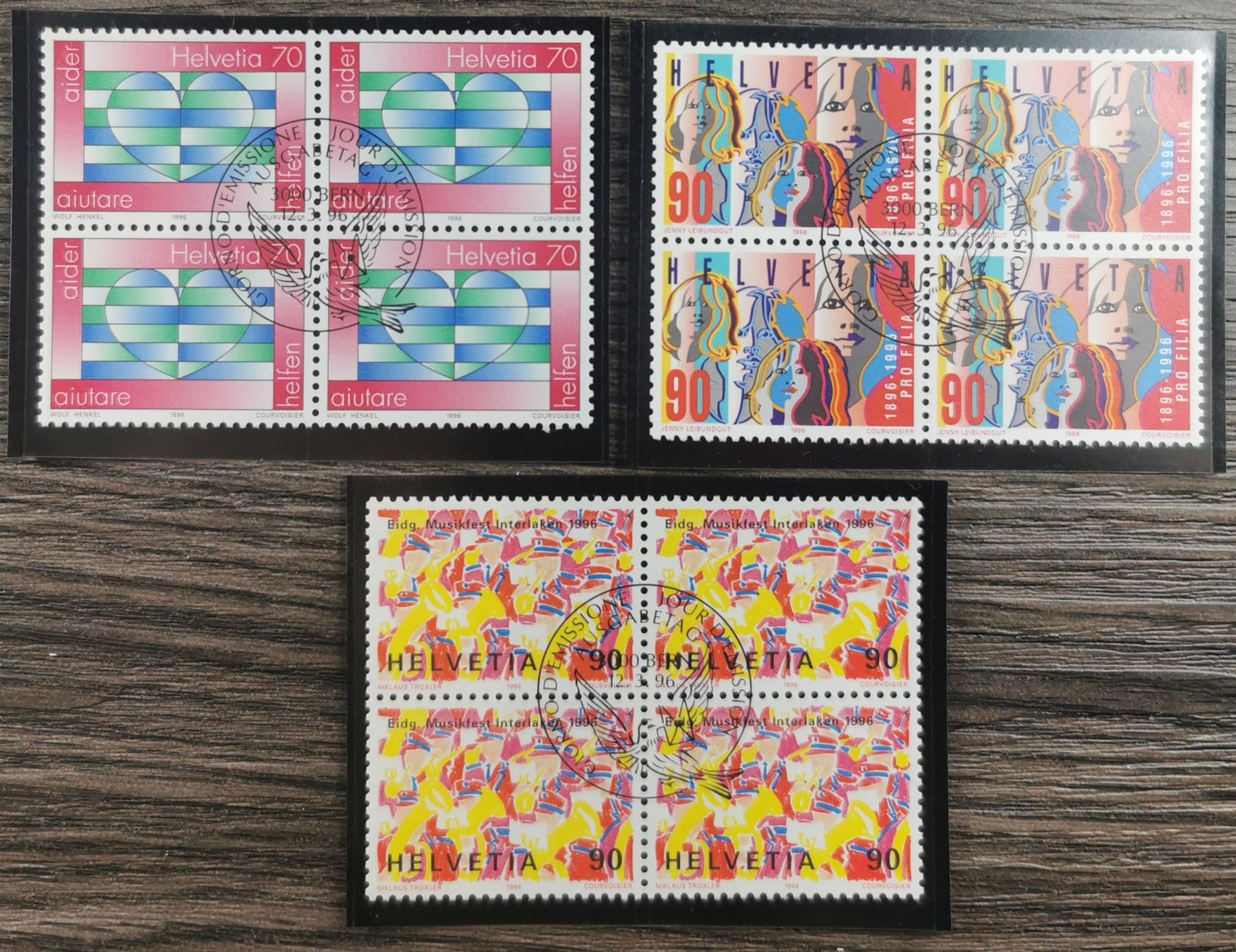 Tutti i francobolli: TR08 Timbre Suisse 1996 – Usato da Cousset venduto da Patrick_Collections