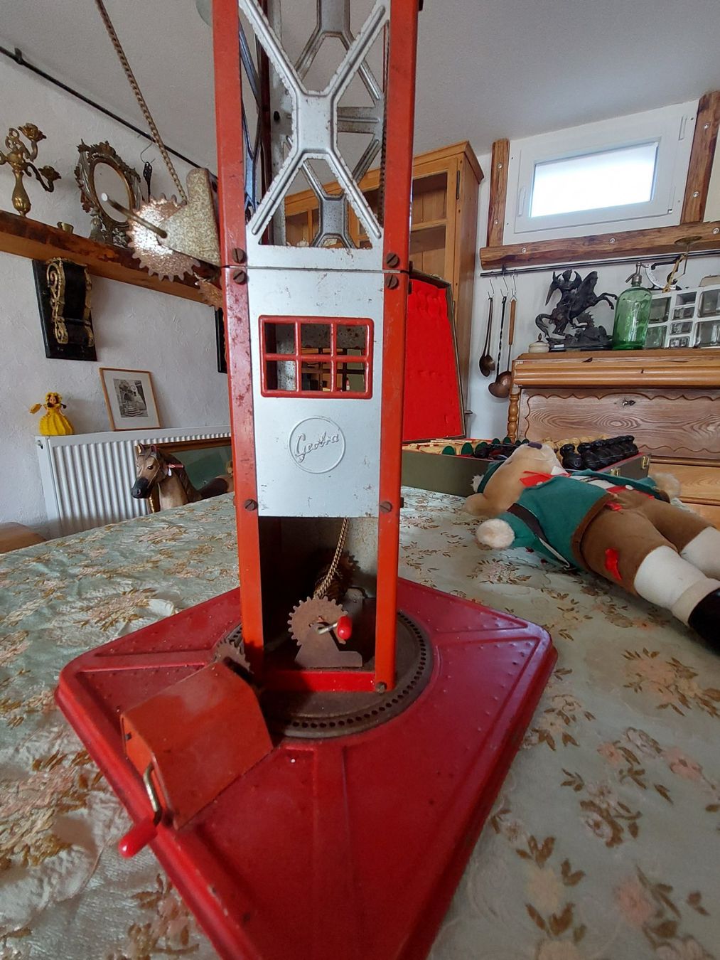 Giocattoli: Blechkran ca. 1960 – Usato da Siblingen venduto da rantiques 2