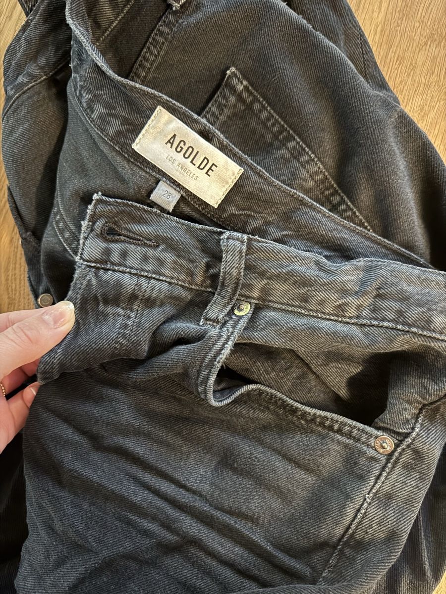 Agolde Jeans: Black Denim Agolde Jeans – Usato da Bottmingen venduto da Itsclaire 1