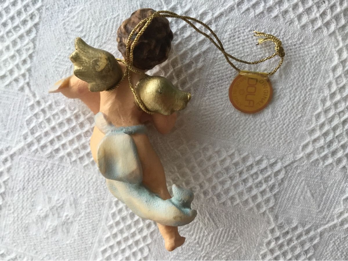 Statuette: 3 alte Engel aus Holz – Usato da St. Gallen venduto da chamilla 4