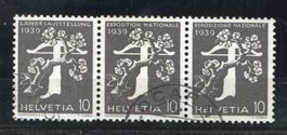1939 Z Nr. 26a  Dreierstreifen  LOCARNO