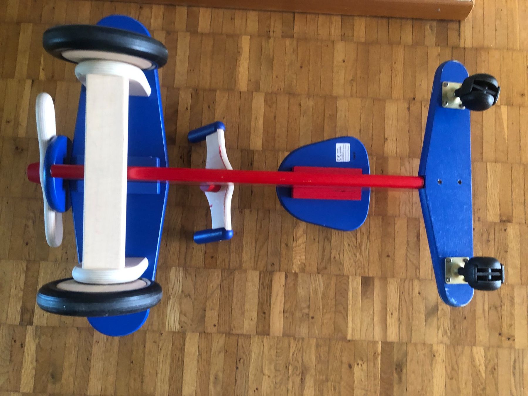 Veicoli per bambini: Flugzeug-Rutscher aus Holz – Usato da Bassersdorf venduto da sammelfloh 9