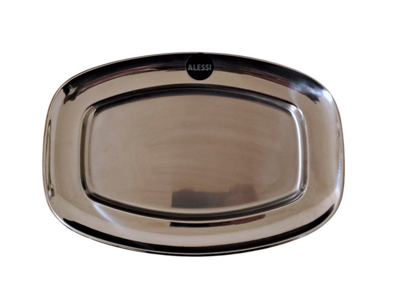 Alessi Piatti di portata: Tablett / Servierteller Alessi 125/30 - Eldelstahl 30x20 cm – Nuovo (secondo la descrizione) da Schaffhausen venduto da lucaalessandro 1