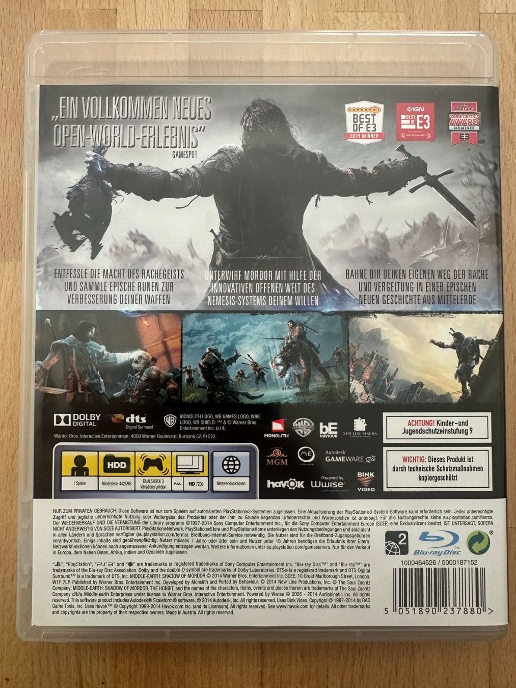 Giochi: Mittelerde Mordors Schatten - PS 3 PS3 – Usato da Nussbaumen AG venduto da Dika-Shop 1