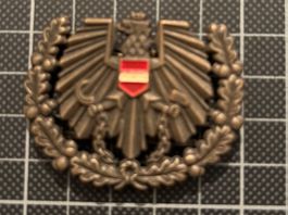 Österreich Bundesheer Barett/Tellerkappen-Abzeichen Bronze