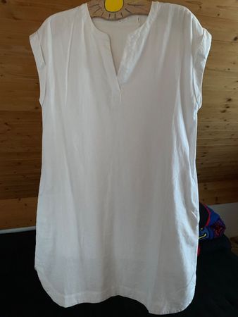s.Oliver, Kleid Leinen/Baumwolle, gefüttert, Gr. 38