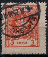 Timbre rare Pologne 1924  obl.