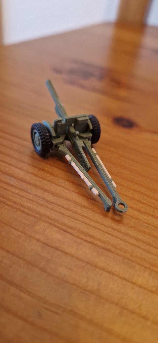 Giocattoli: Micro jeep vert avec remorque et obusier imprimé en 3D – Nuovo (secondo la descrizione) da Fleurier venduto da Tortue26 6