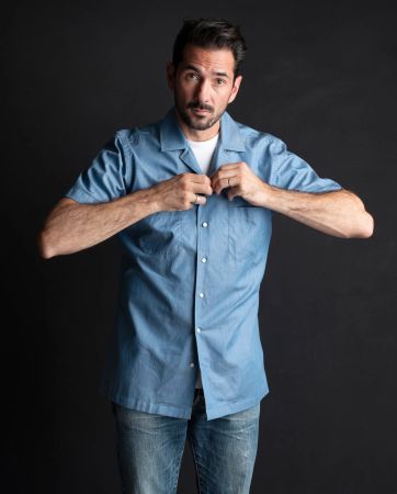 TWC The Workers Club Chambray Kurzarmhemd, neu!