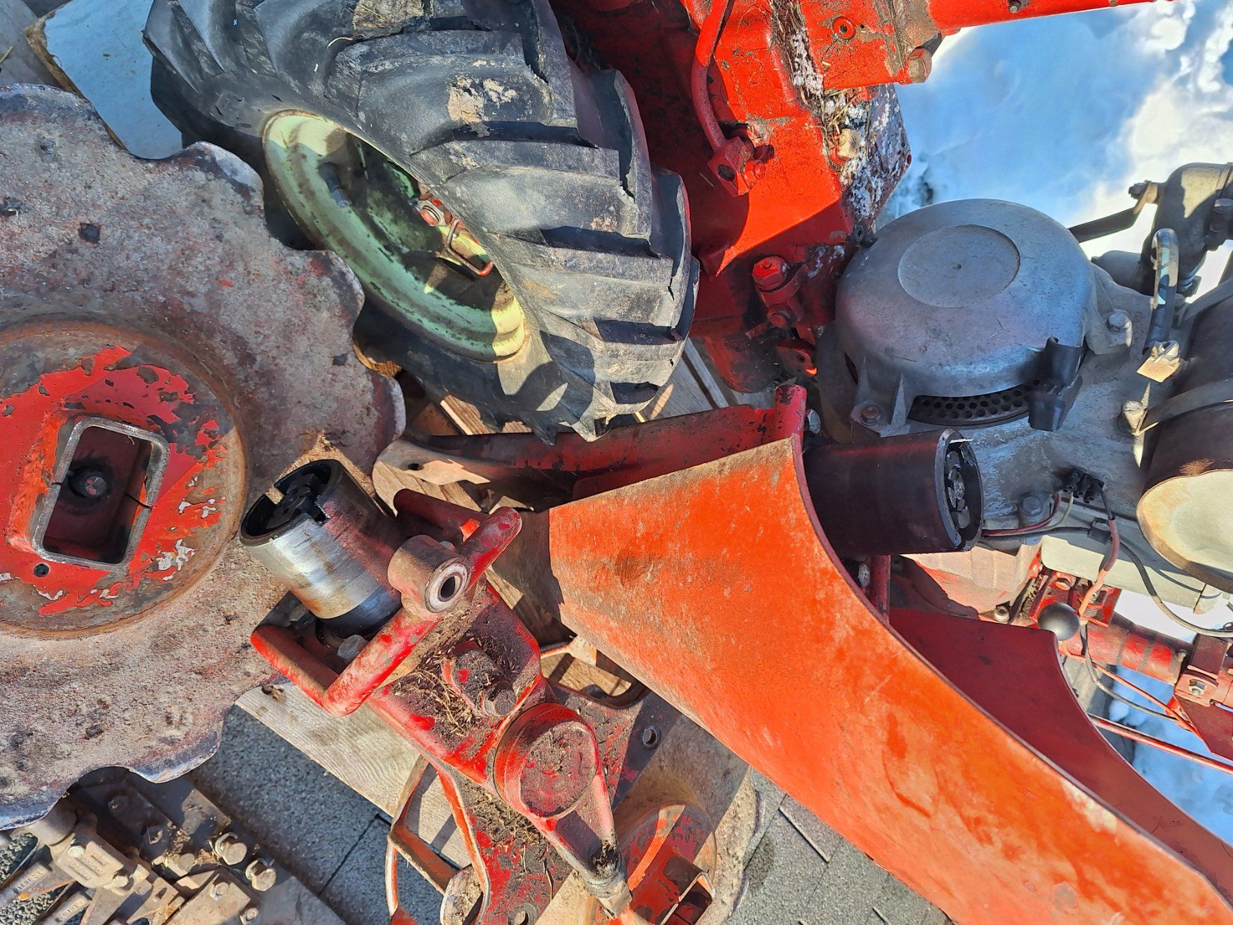 Aebi Traktoren: AEBI AM 15 2 Stück Motormäher Einachser Traktor – Defekt aus Auw von Zuendapp1952 2