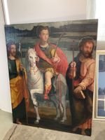 Antique Tableau peinture du 17emes siècles 139/111 cm