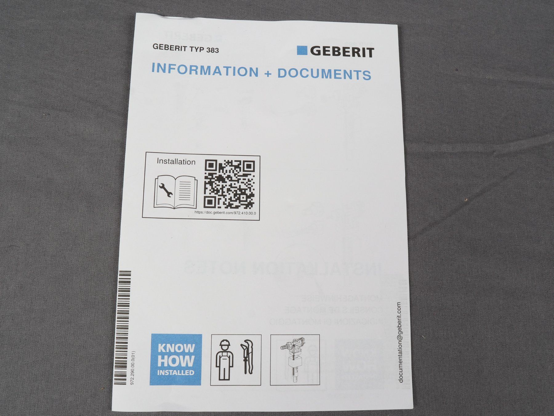 Geberit WC: GEBERIT Universelles Füllventil Typ 383 – Nuovo (secondo la descrizione) da Steinen venduto da Restwert_Steinen 7
