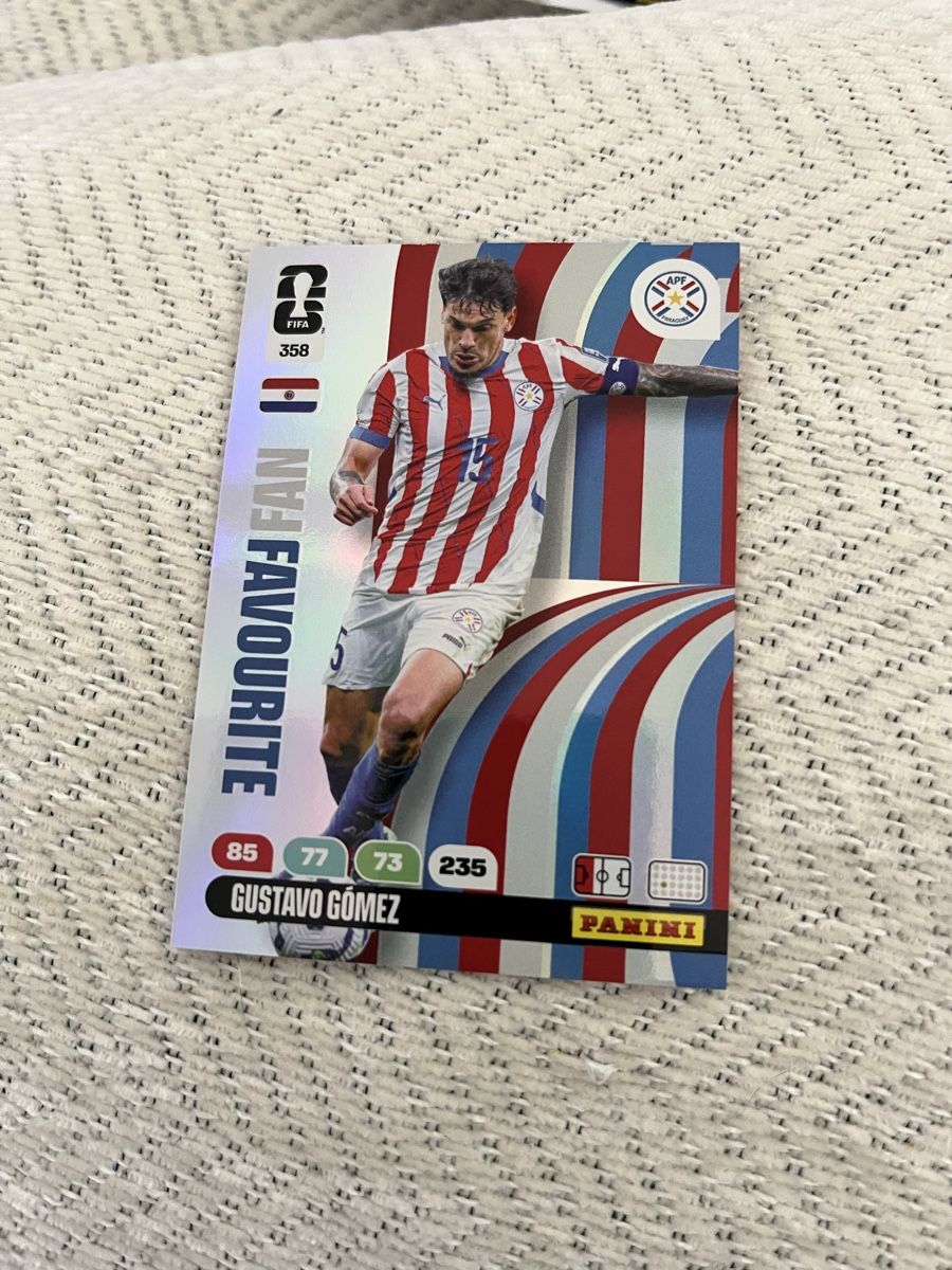 Panini Carte collezionabili: Gustavo Gomez Panini Fan Favourite! – Nuovo (secondo la descrizione) da St. Gallen venduto da joa_q9ky