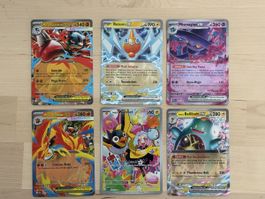 6 Pokémon ex & AR Karten Bundle – Near Mint – EN
