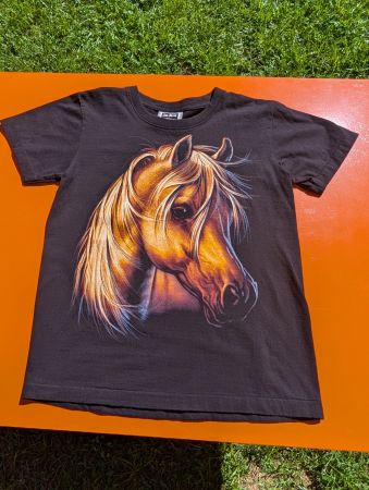 Cooles Pferde T-Shirt, Vintage Style, Gr. S, Top Zustand🐎