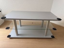 TV-Möbel mit Glasplatte