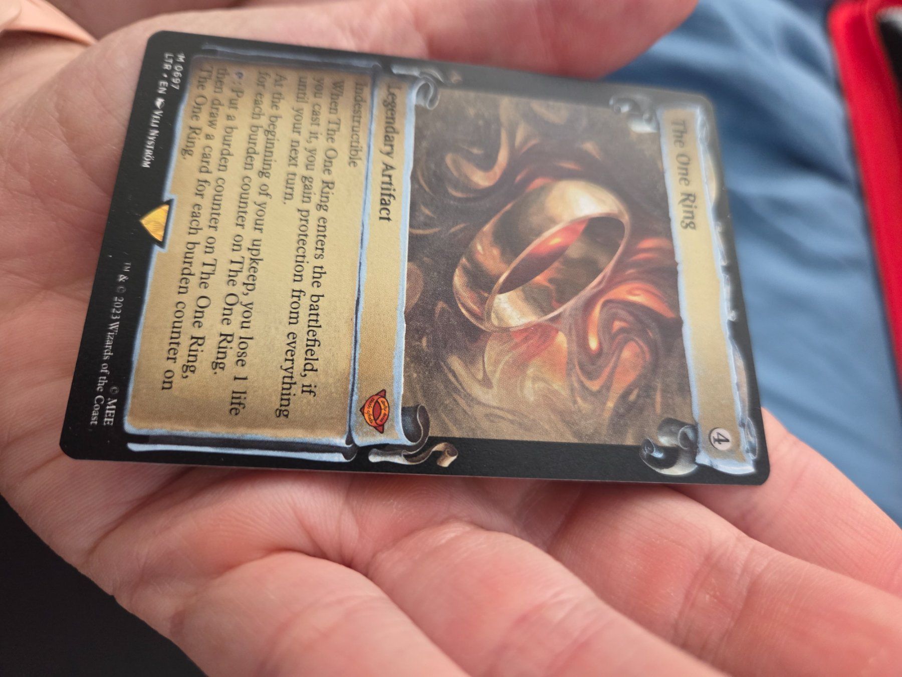 Magic The Gathering Carte collezionabili: Magic the gathering lotr scroll "The one Ring" – Usato da Basel venduto da _Mace_ 3