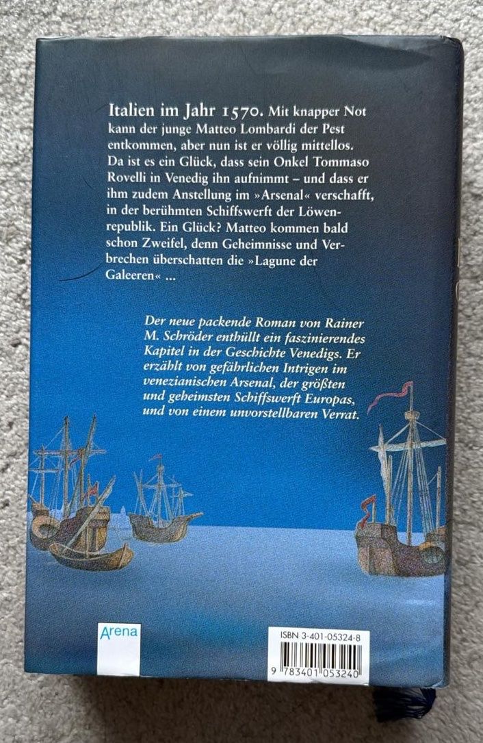Libri: Die Lagunde der Galeeren von Rainer M. Schröder – Usato da Wagenhausen venduto da Kahlen 1