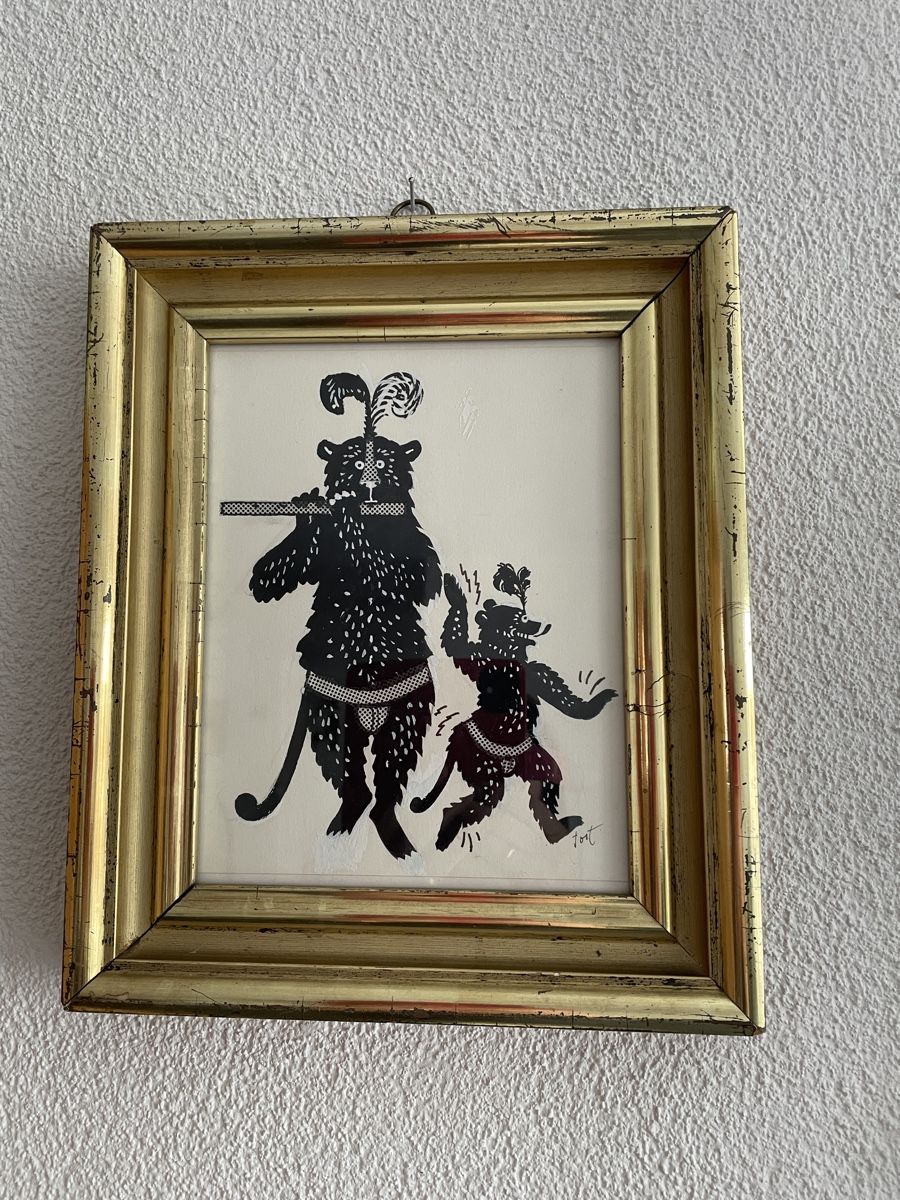 Poster & Bilder: Bilderrahmen Goldig mit Sujets Bär – Gebraucht aus Ostermundigen von Pehido22 1