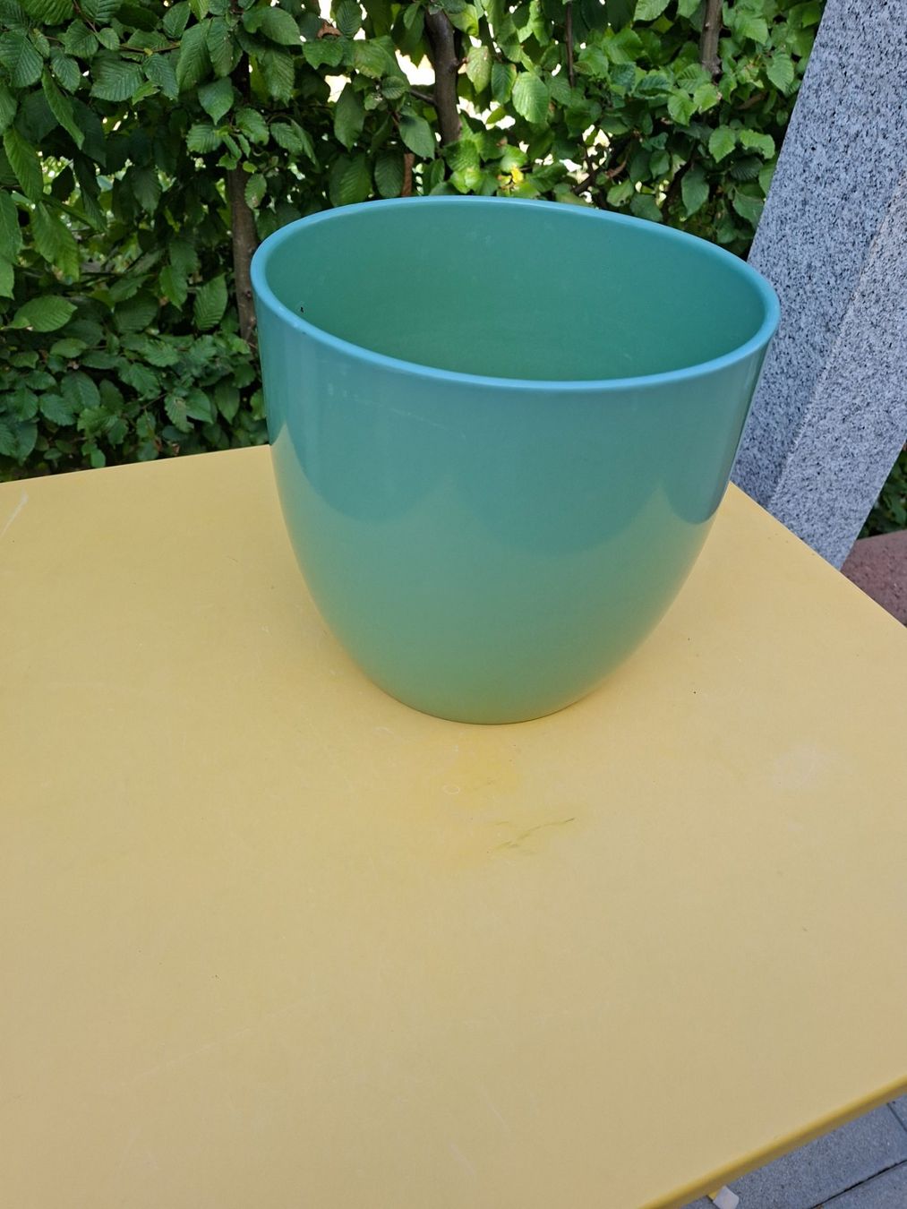 Pots de fleurs: Blumentopf grün Ton glasiert – D'occasion à Ehrendingen par CHMEX 3