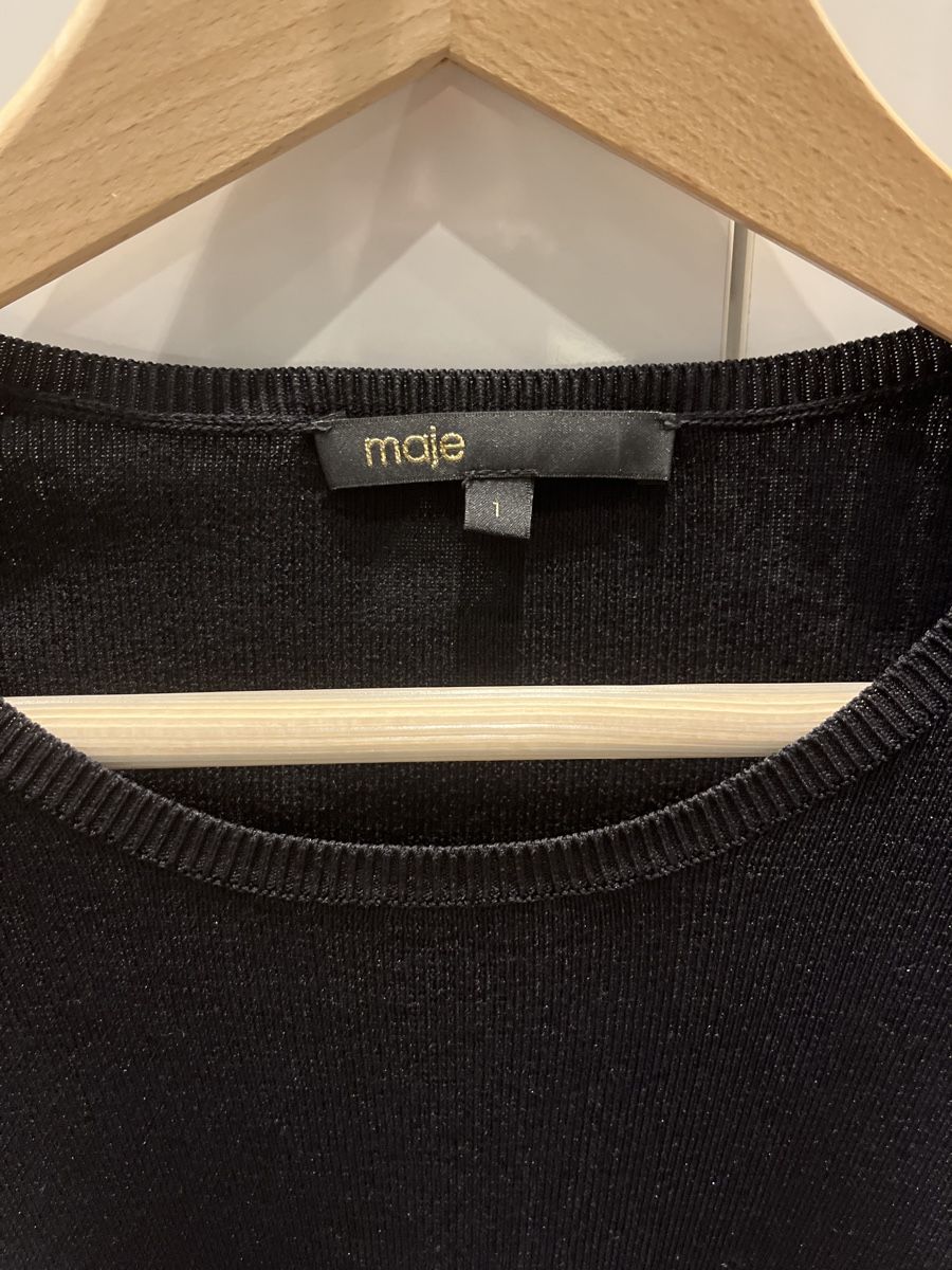 Maje Pullover & Sweatshirts: 🍸 Maje black long sleeved top – Gebraucht aus Rüschlikon von ant_5v7g 1