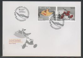 2015, FDC, Europa, Alte Spielzeuge, Nr. Z238-239