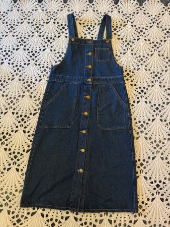Madewell Jeanskleid Dunkelblau Knopfleiste Gr M