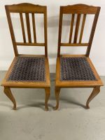 2 Antike Holzstühle vermutlich Biedermeier